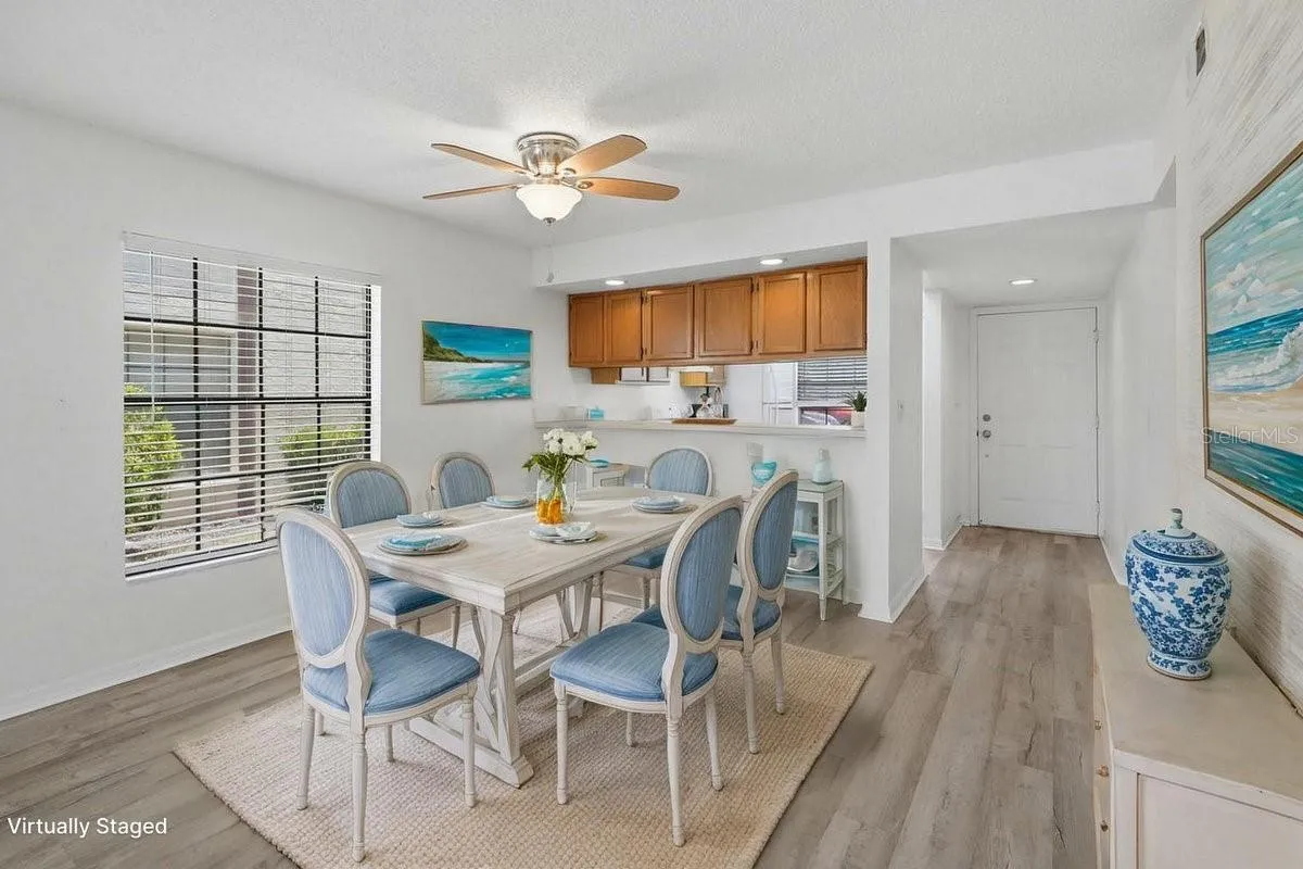 Staged Dining Area