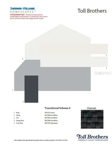 Homesite 8 exterior colors