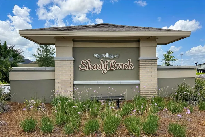 Shady Brook neighborhood sign near Avery Villas in The Villages.