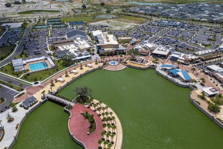 Aerial lake view of the Eastport area.