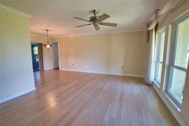 Living Room Looking to Dining Room on left