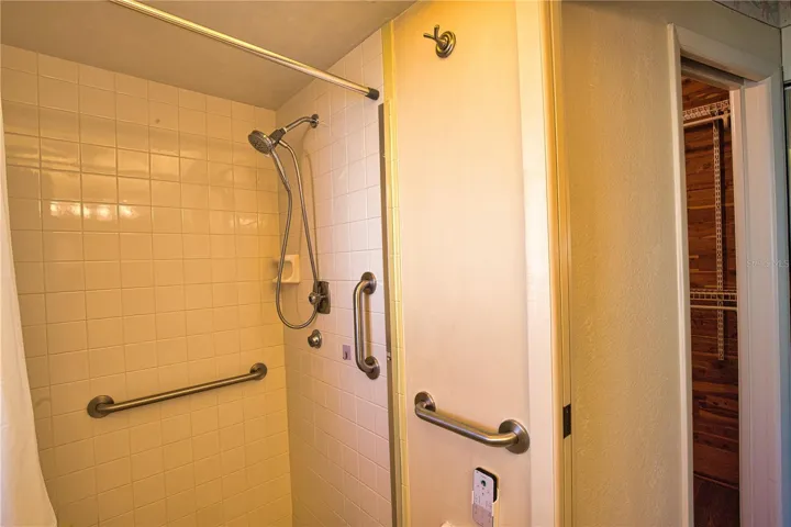 Walk-in shower Primary