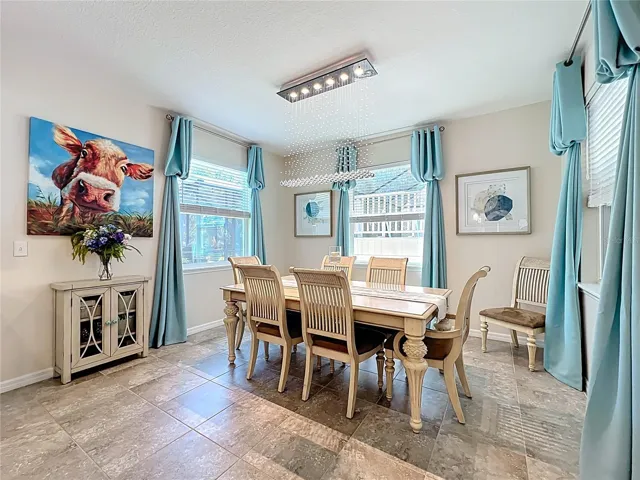 Dining with Lots of Natural Light