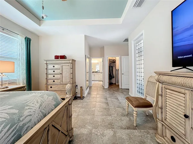 Primary Bedroom into Primary Bath