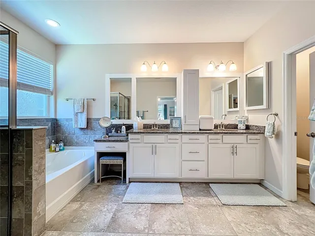 Primary Bath with  Dual Sinks