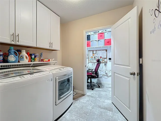 Laundry and Storage Closet