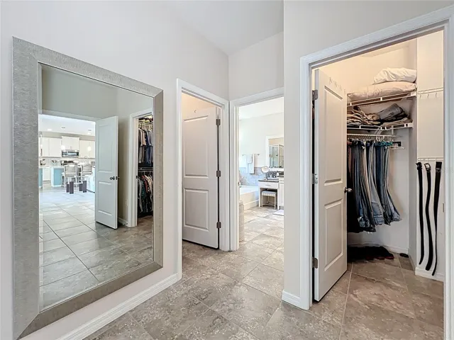 Double Walk-in Closets