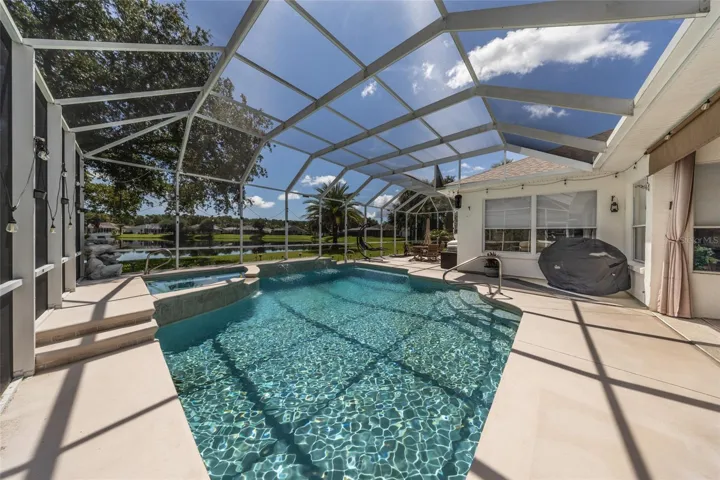 View of pool area