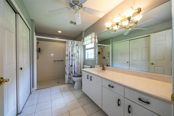 BR#2 bathroom with huge walk in closet