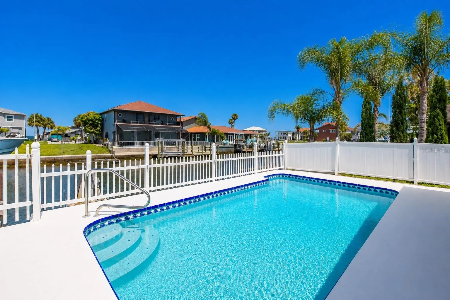 Waterfront pool.