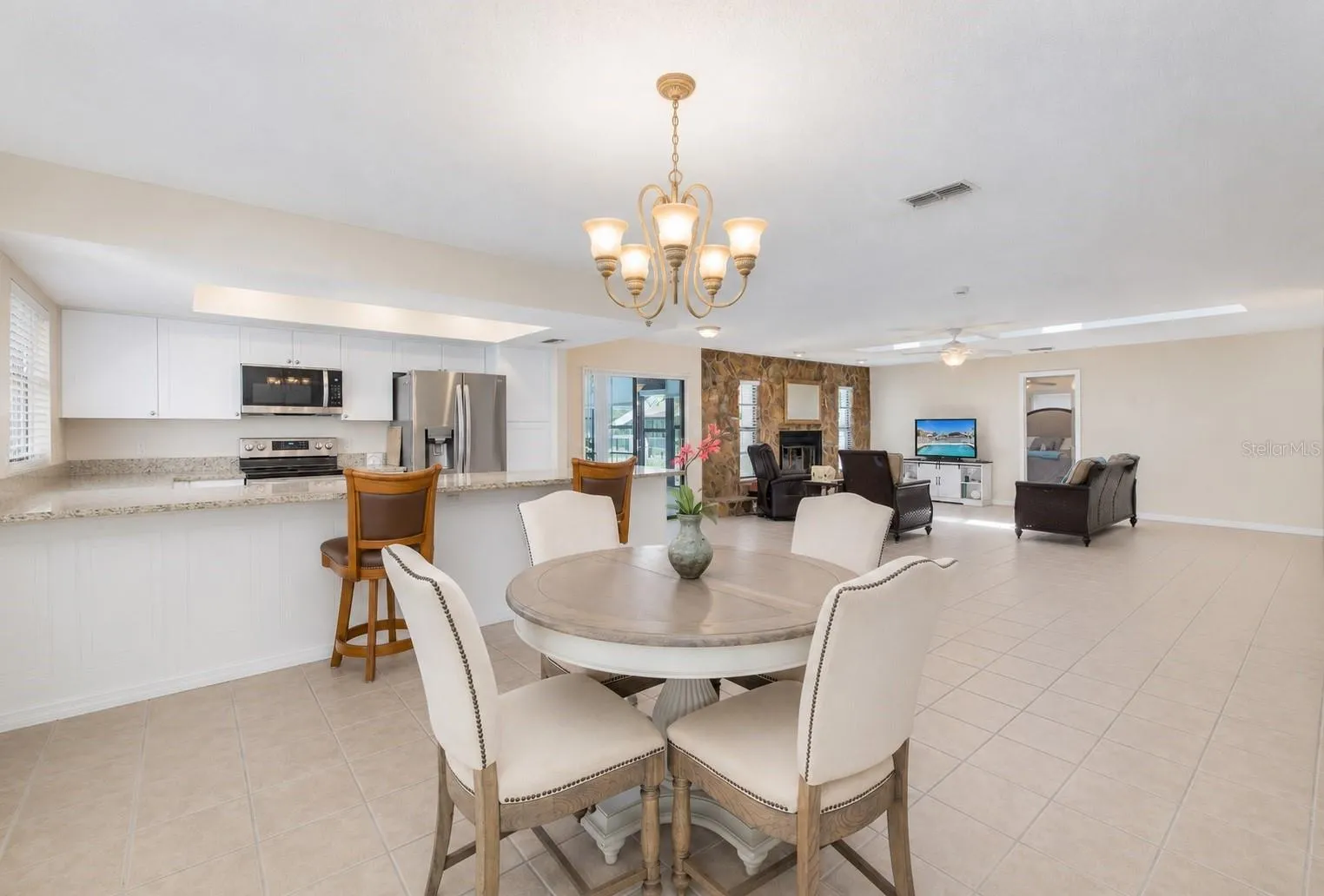 Open floor-plan.