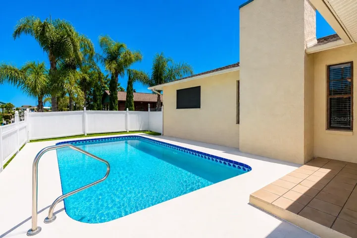 Waterfront pool.