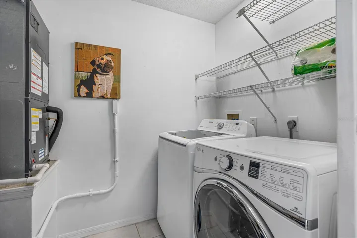 Full Size Laundry in Unit/Extra Storage