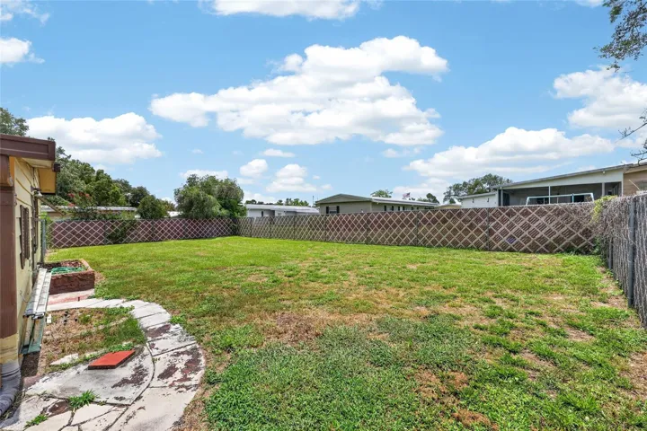 Fenced In Back Yard