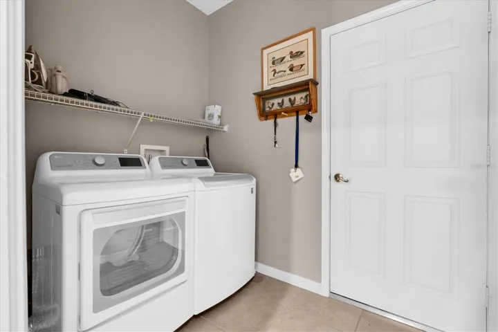 Laundry room.