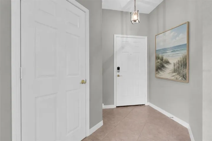Welcoming foyer.