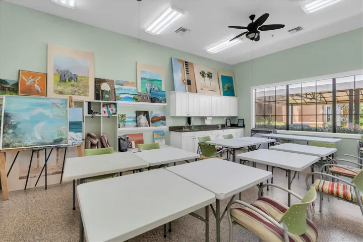 Art , hobby room.