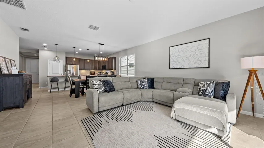 Living Room/ Dining Area/ Kitchen