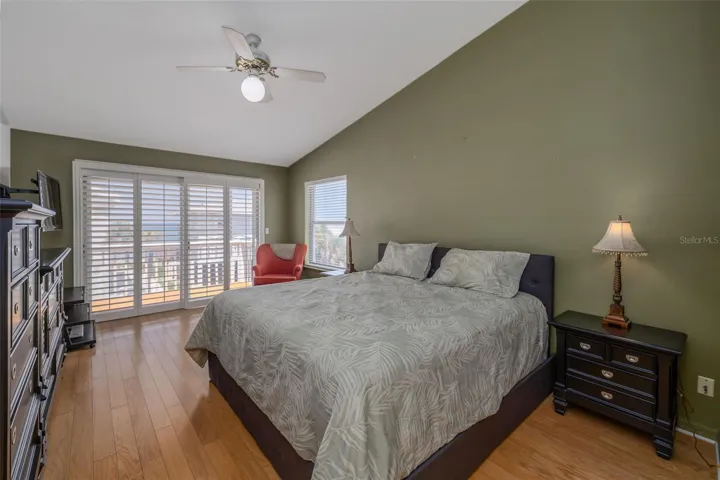 Master suite opens to private balcony!