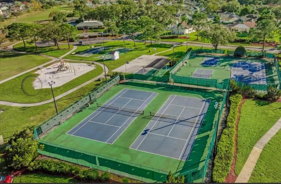 TENNIS/PICKLEBALL COURTS/BOCCEE BASKETBALL