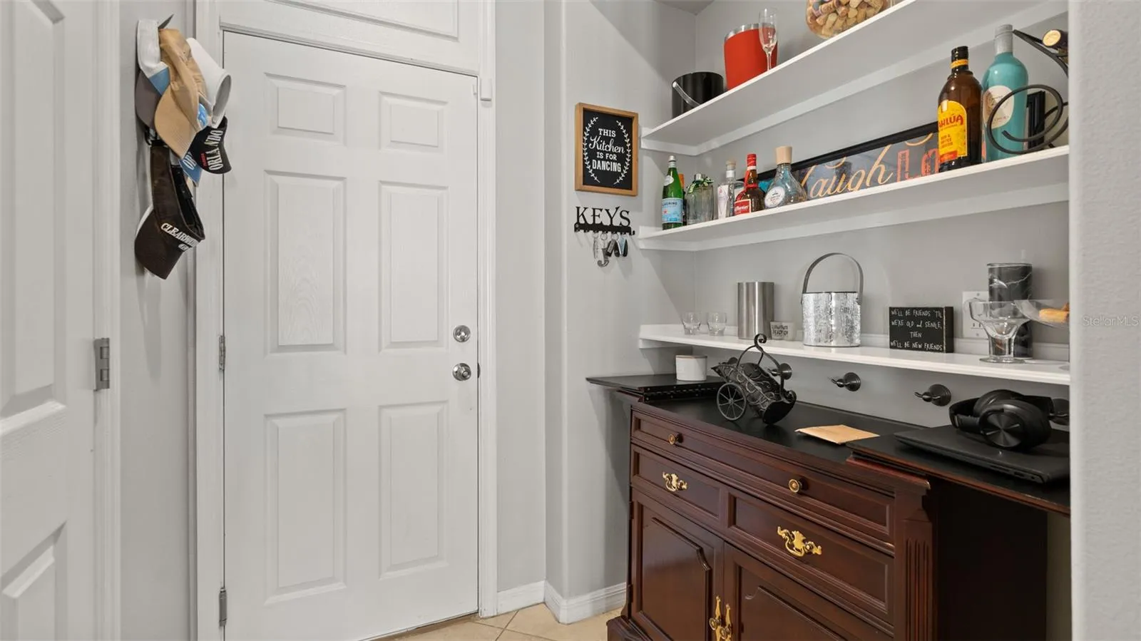 Hall to garage
