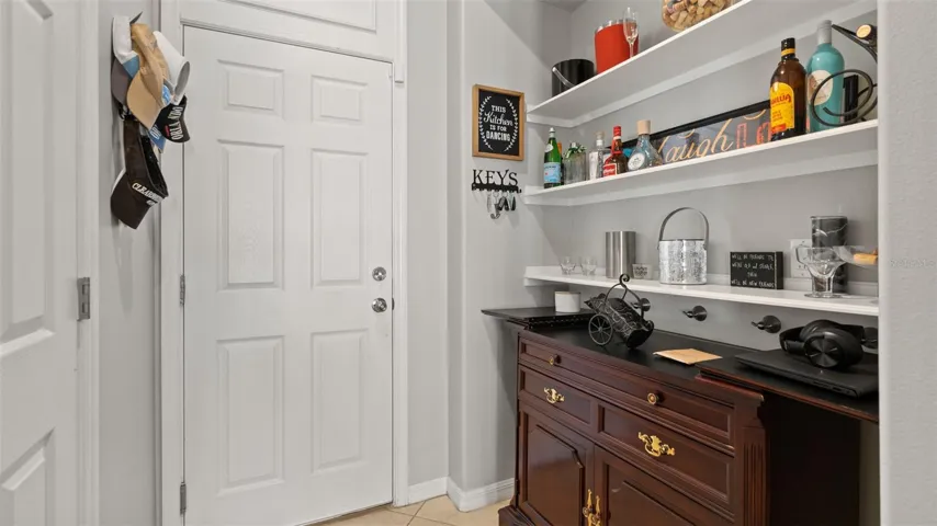 Hall to garage