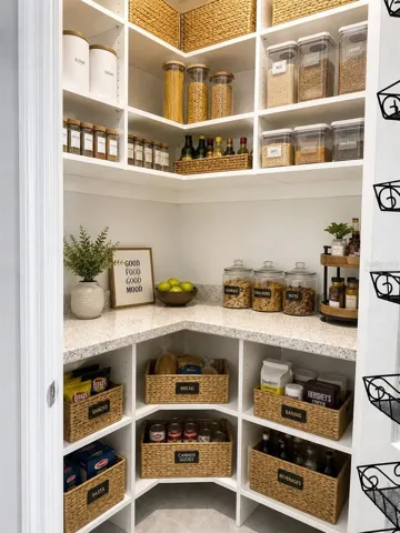 Pantry Virtually staged