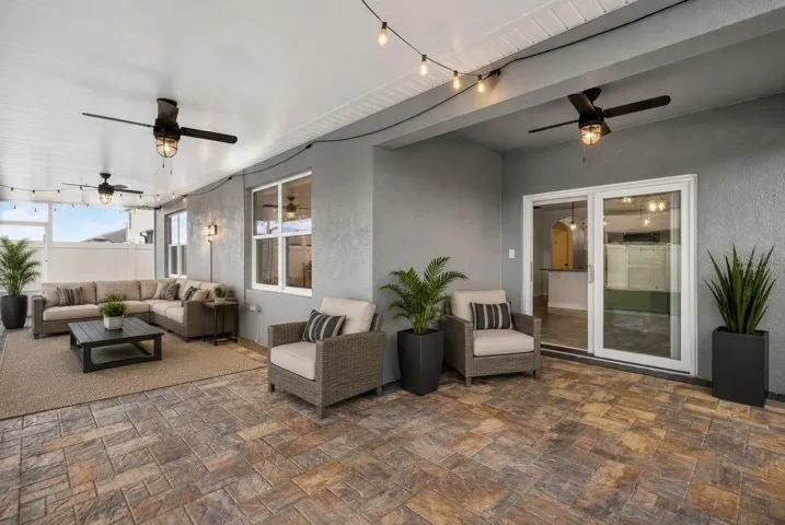 Back Patio - Virtually staged