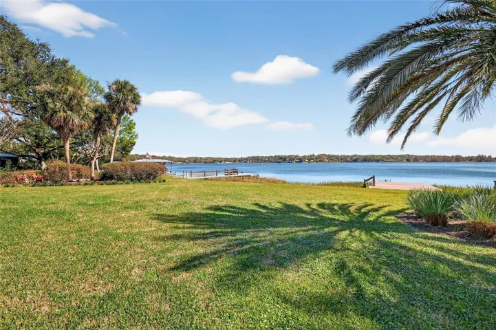 Back of Property to the Lake