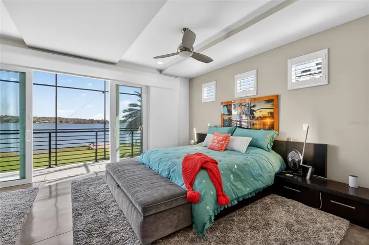 Main Level Primary Suite with Views of Lake Gertrude