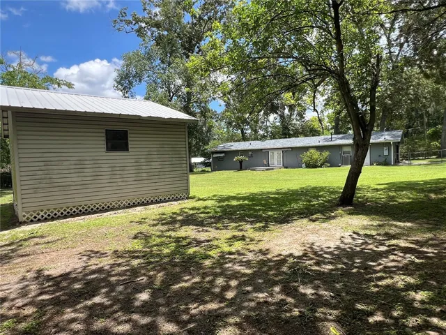 Back of property
