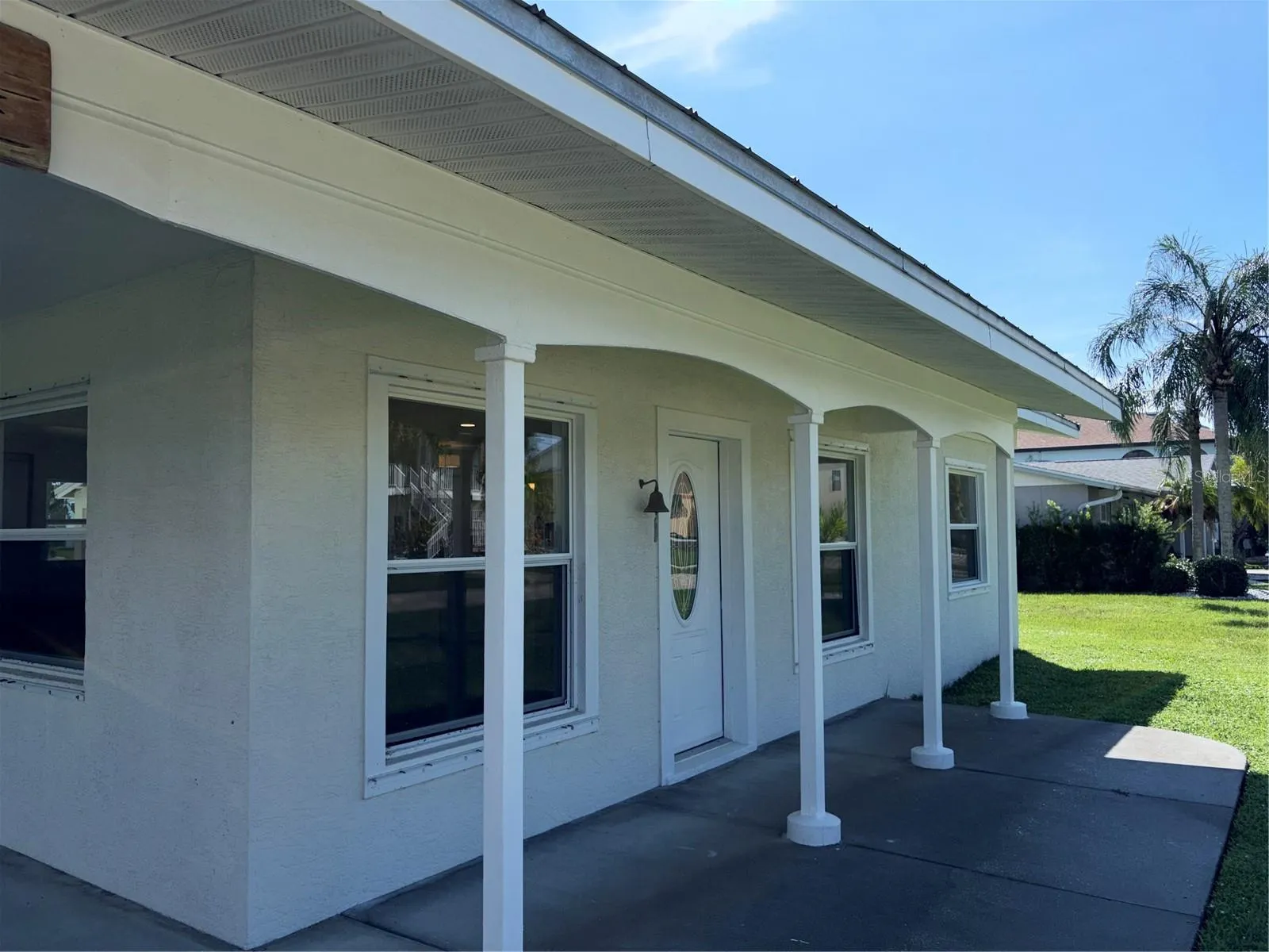 Covered front entry