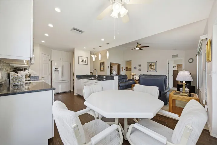 Dinning space near kitchen