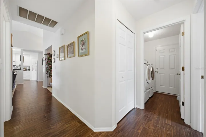 Hallway to Bedrooms and garage