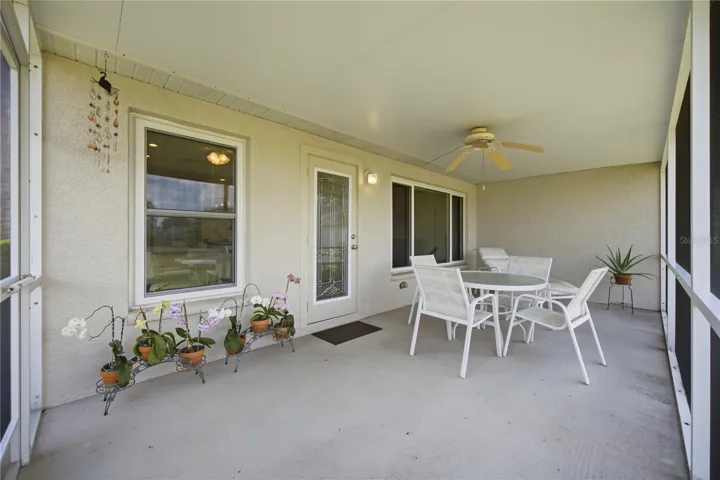 Rear Screened in Patio
