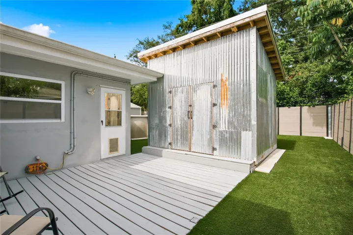 Back patio
