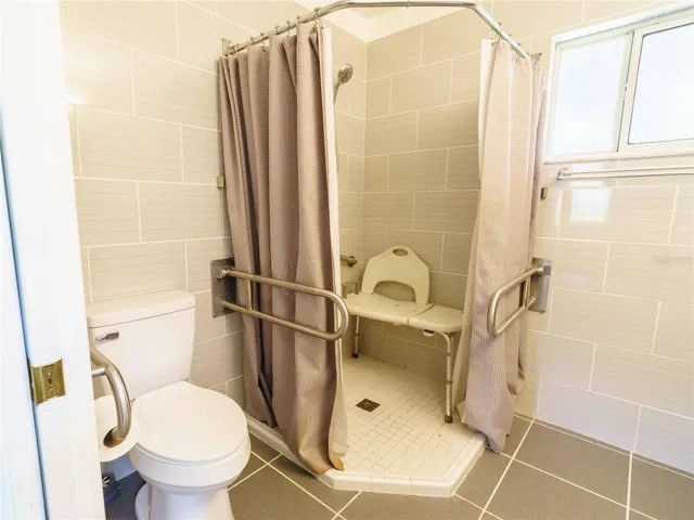 Primary bath with large shower
