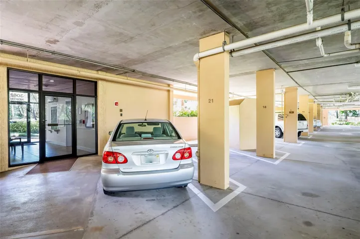 #21 Under building parking right next to lobby door