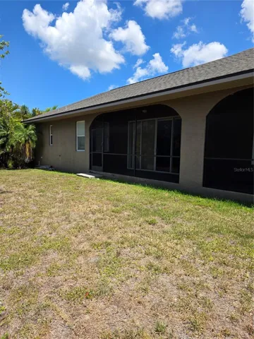 Backside of home