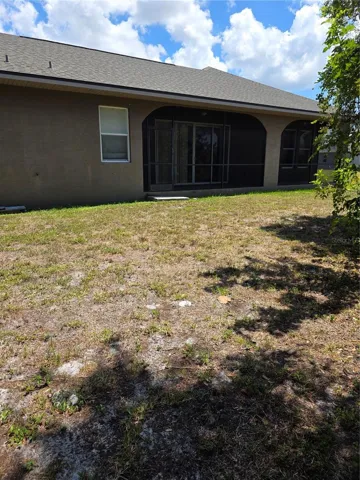 Backside of home