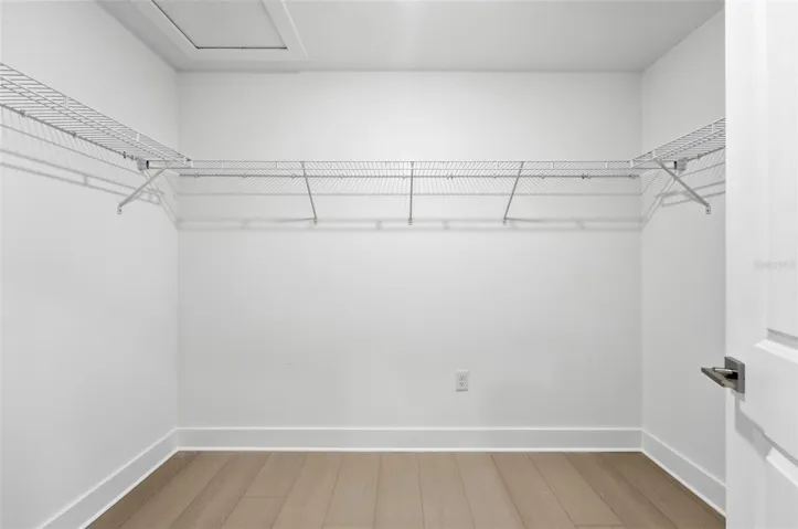 Dual walk in primary closets