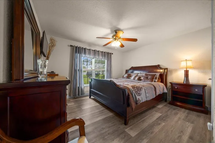 Bedroom #1 - that's a king size bed!