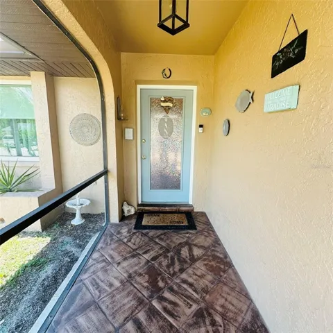 screened entry