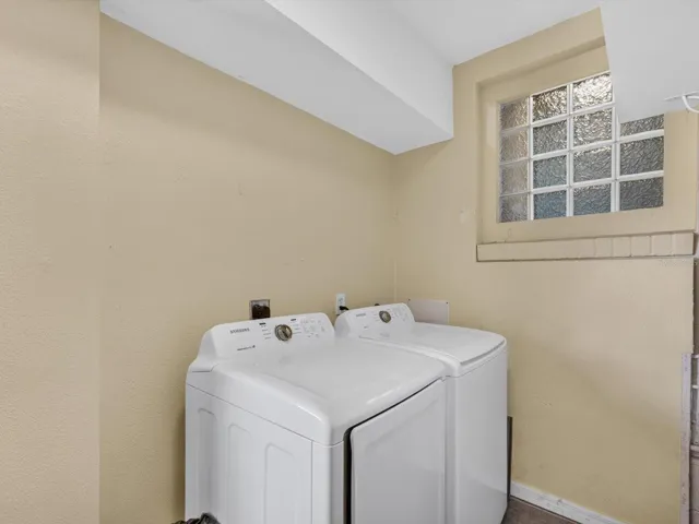 Convenient Indoor Laundry Room
