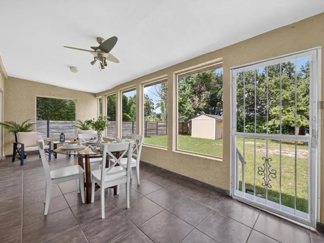 Screened-In Patio with Lake Views