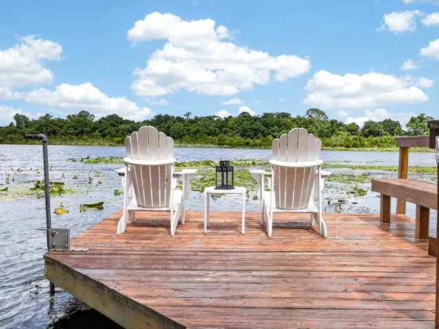 Private Dock on Lake Druid
