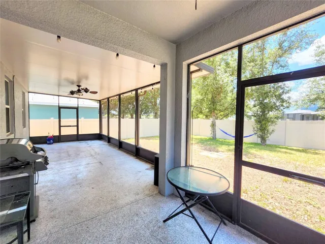Large screen enclosed Patio