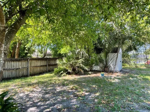 Rear yard