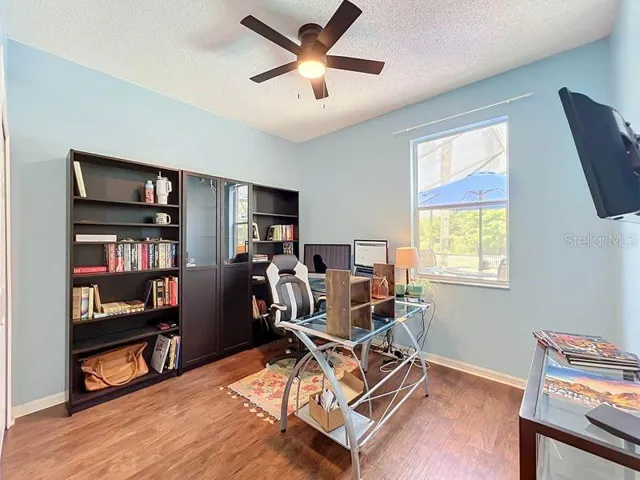 Bedroom on first floor being used as office