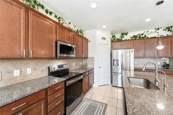 Excellent Counter Space, walk in Pantry.